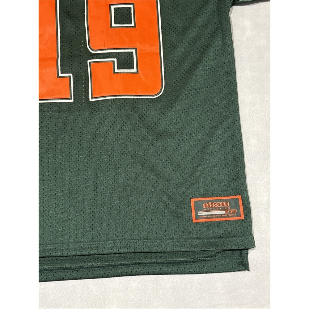 Colosseum Athletics Miami Hurricanes Football Jersey Large #19
